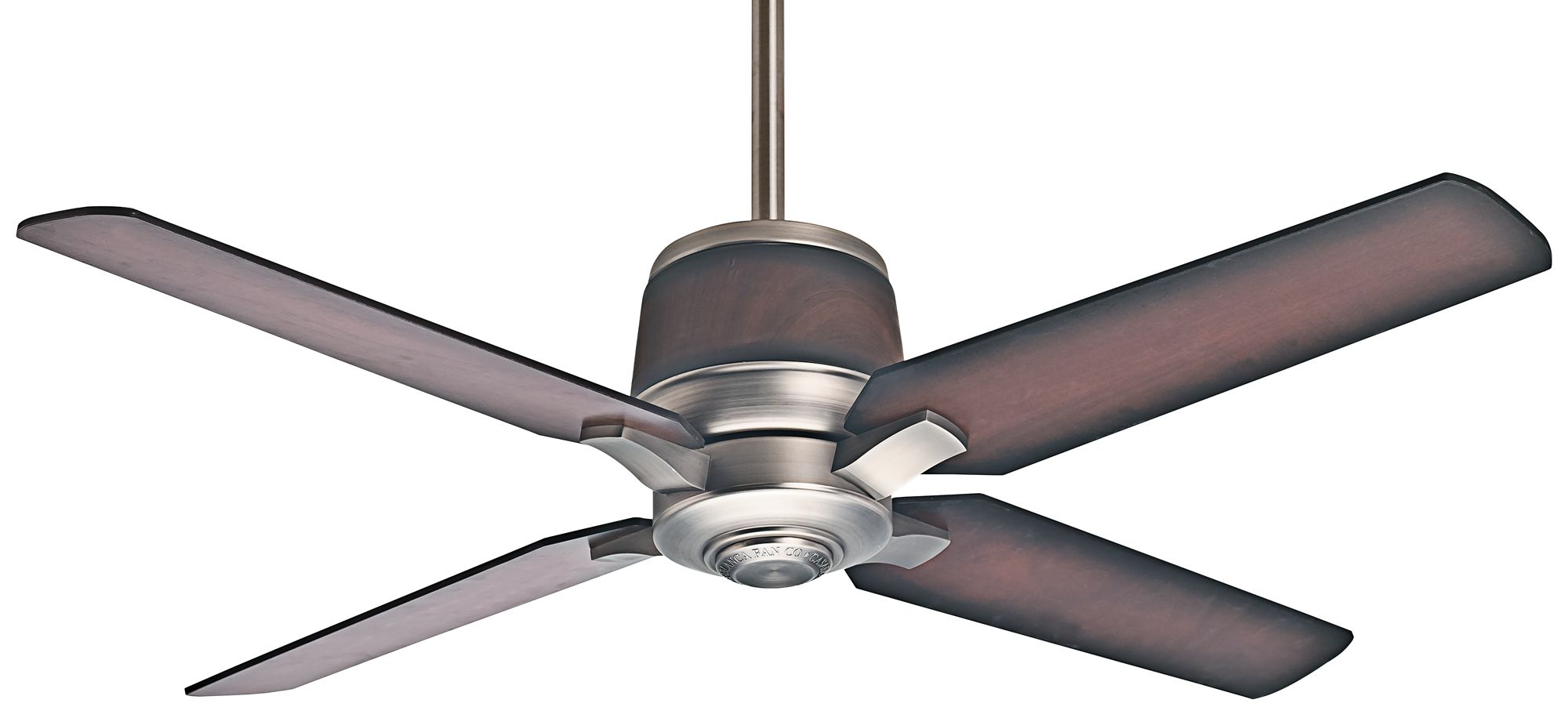 54" Casablanca Aris Brushed Nickel Ceiling Fan with Wall Control