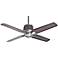 54" Casablanca Aris Brushed Nickel Ceiling Fan with Wall Control