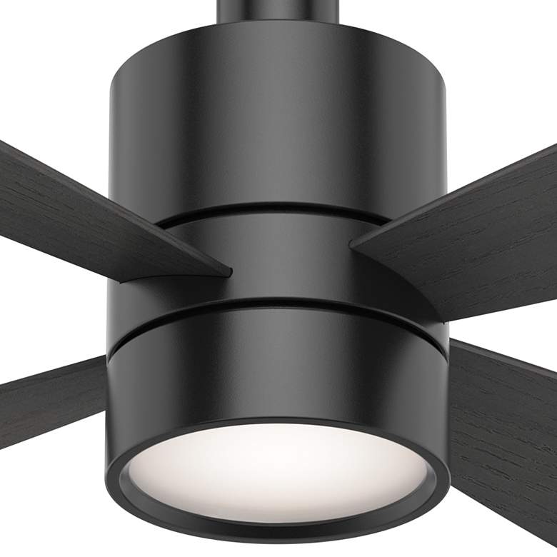 Image 3 54" Casablanca Bullet Matte Black LED Ceiling Fan with Wall Control more views
