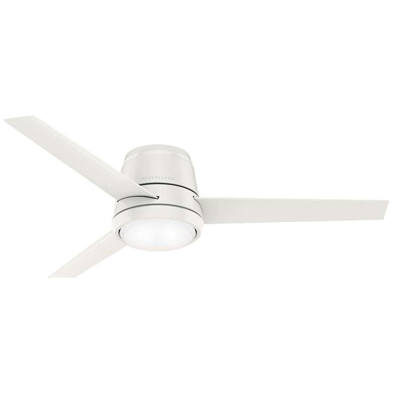 Image 1 54" Casablanca Commodus Fresh White Low Profile Ceiling Fan