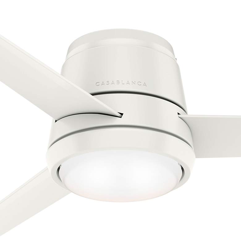 Image 2 54" Casablanca Commodus Fresh White Low Profile Ceiling Fan more views