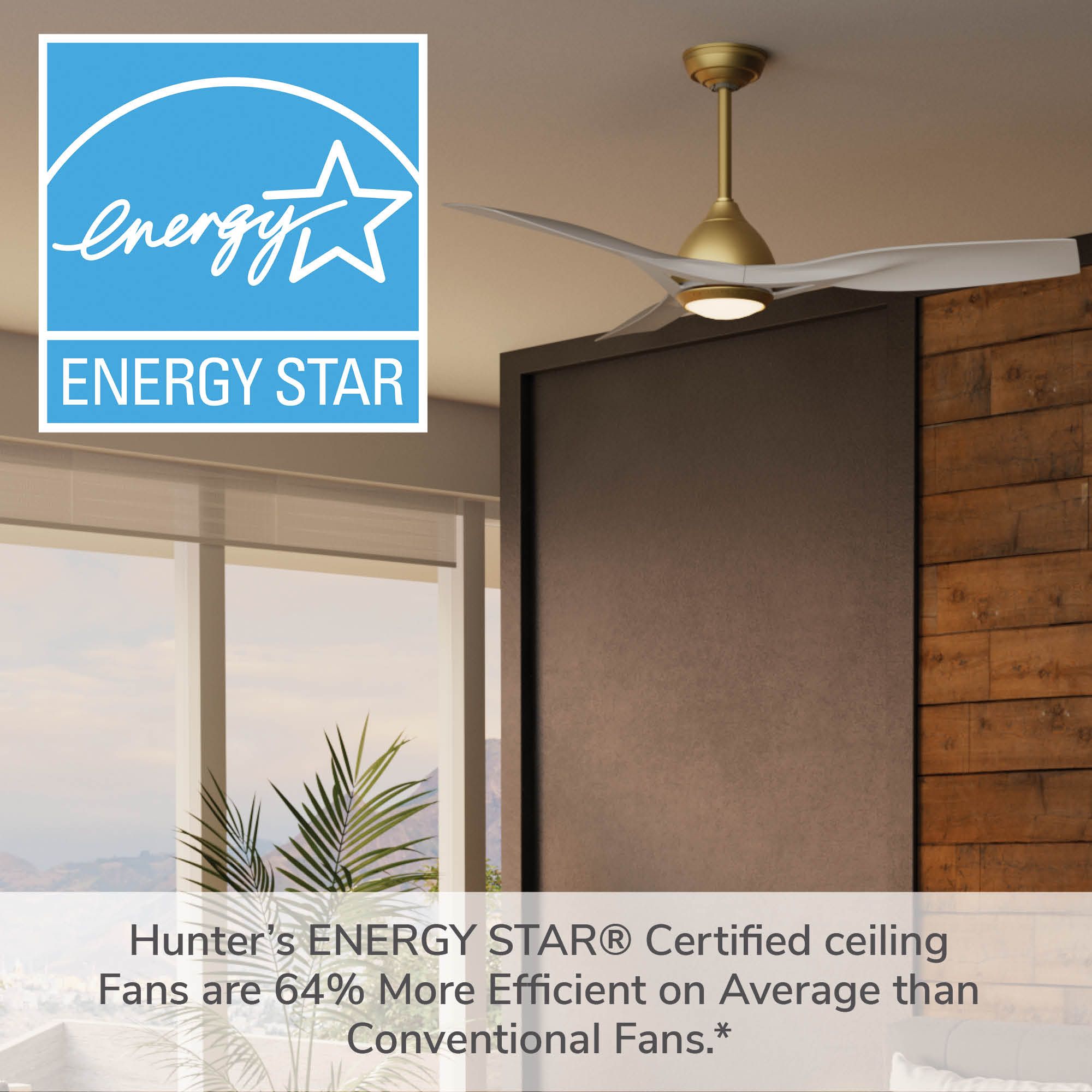 54" Casablanca Elise Alturas Gold LED Ceiling Fan with White Blades