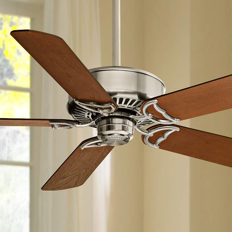 Image 1 54 inch Casablanca Panama DC Nickel Ceiling Fan with Remote