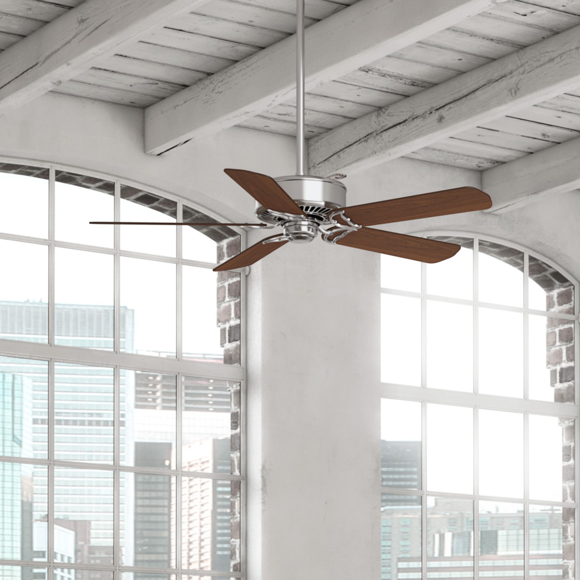 Image 6 54" Casablanca Panama DC Nickel Ceiling Fan with Remote more views