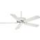 54" Casablanca Panama Snow White Finish DC Ceiling Fan with Remote
