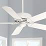 54" Casablanca Panama Snow White Finish DC Ceiling Fan with Remote