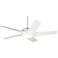 54" Casablanca Stealth DC Snow White LED Ceiling Fan with Remote