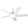 54" Casablanca Stealth Snow White LED Ceiling Fan