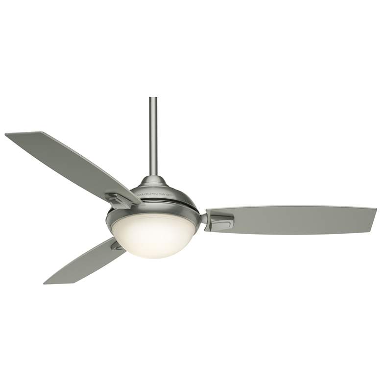 Image 1 54 inch Casablanca Verse Indoor/Outdoor Brushed Nickel LED Ceiling Fan