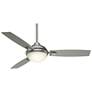 54" Casablanca Verse Indoor/Outdoor Brushed Nickel LED Ceiling Fan