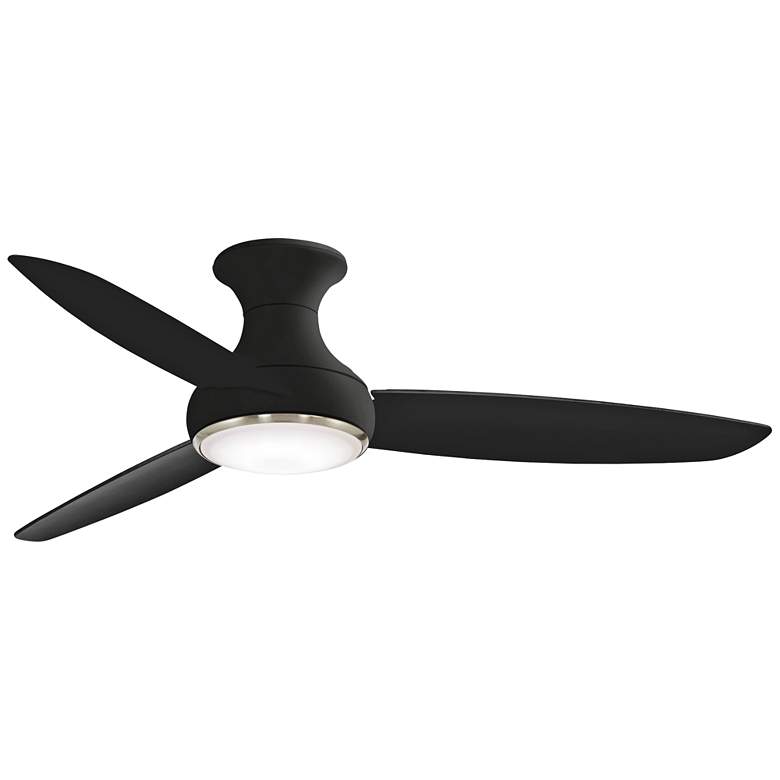 Image 2 54 inch Concept III Coal Finish LED Wet Rated Hugger Smart Ceiling Fan