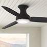 54" Concept III Coal Finish LED Wet Rated Hugger Smart Ceiling Fan
