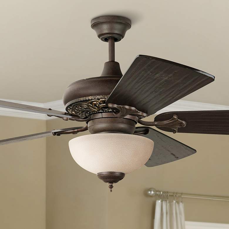 Image 1 54" Craftmade Mia Vintage Madera Ceiling Fan
