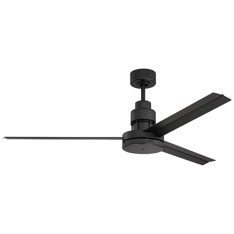 Image 1 54" Craftmade Mondo Flat Black Ceiling Fan