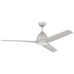 54&quot; Craftmade Nitro Painted Nickel Outdoor LED Ceiling Fan with Remote