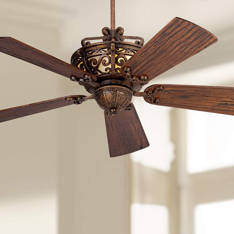 Image 1 54 inch CraftmadeToscana Peruvian Finish Ceiling Fan