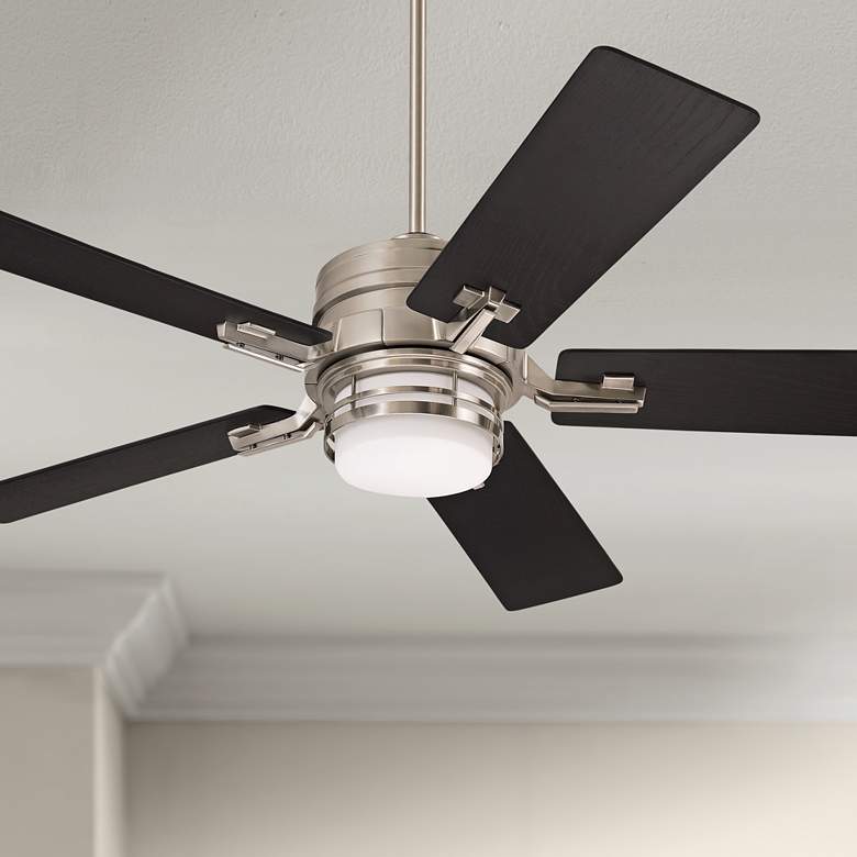 Image 1 54" Emerson Amhurst Brushed Steel LED Ceiling Fan