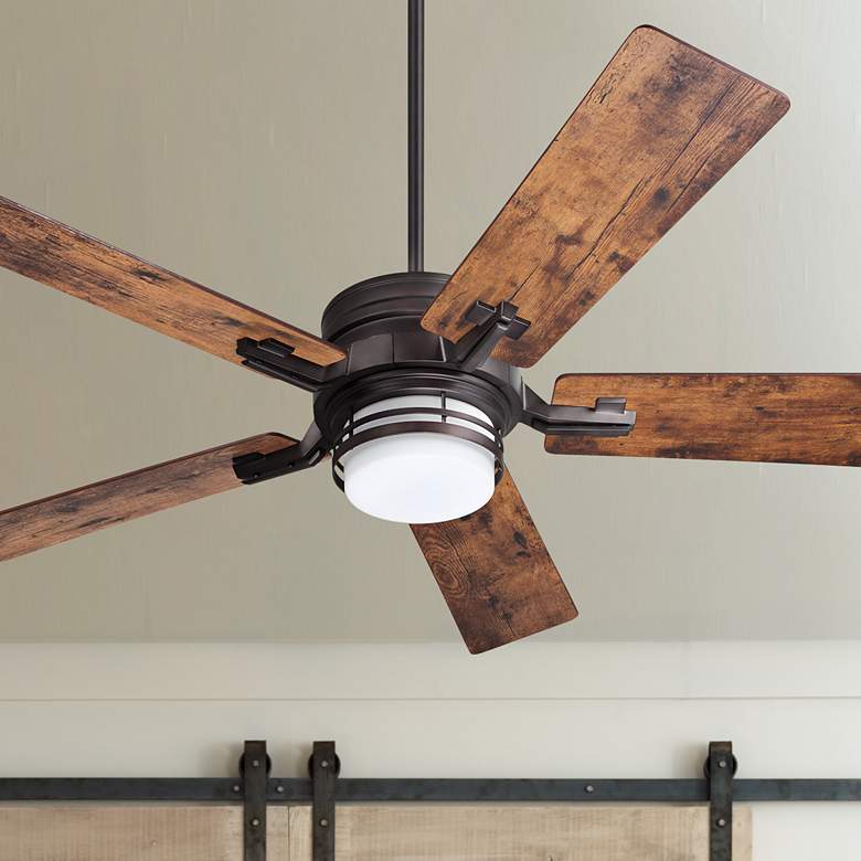 Image 1 54" Emerson Amhurst Oil-Rubbed Bronze LED Ceiling Fan