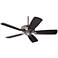 54" Emerson Carrera Grande Eco Antique Pewter Ceiling Fan