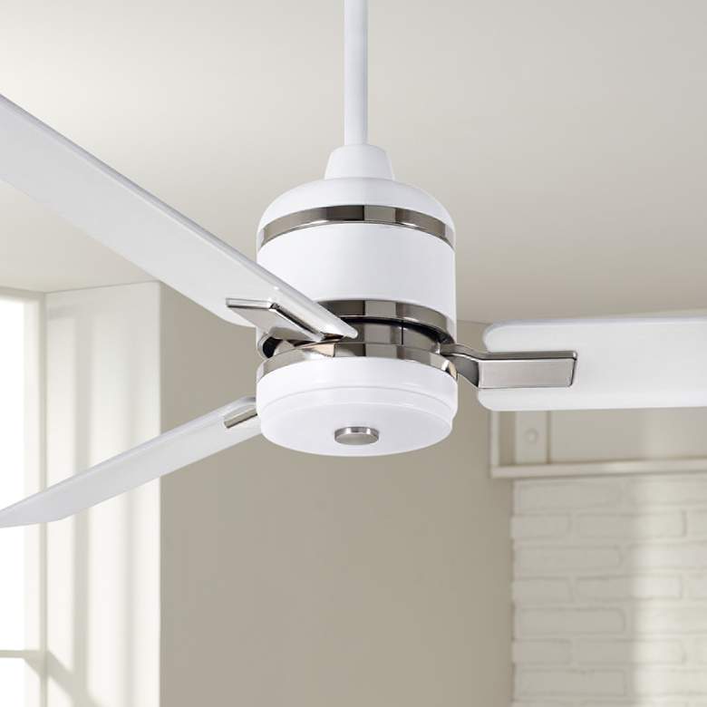 Image 1 54" Emerson Ideal Satin White LED Ceiling Fan