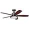 54" Emerson Rockpointe Vintage Steel Ceiling Fan