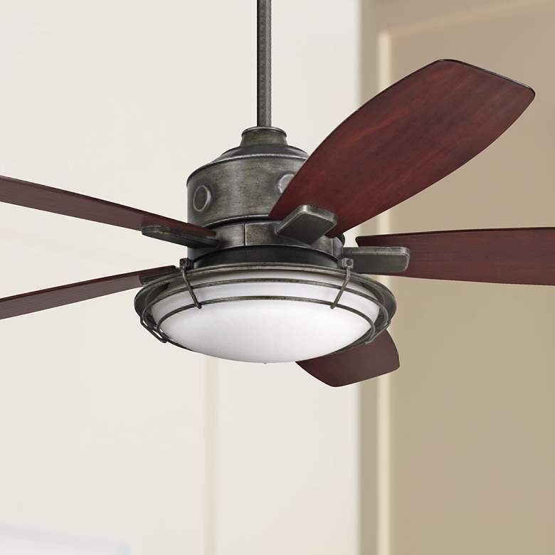 Image 1 54" Emerson Rockpointe Vintage Steel Ceiling Fan