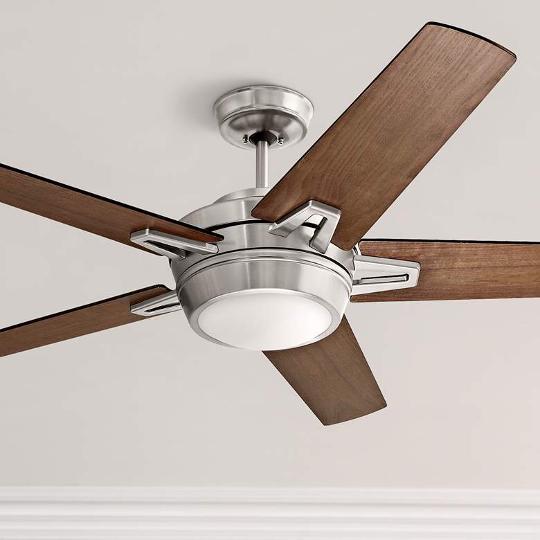 Image 1 54 inch Emerson Southtowne Brushed Steel Ceiling Fan