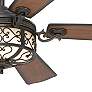 Thumbnail3 of 54" Hermitage LED Golden Forged Damp Rated Ceiling Fan with Remote more views