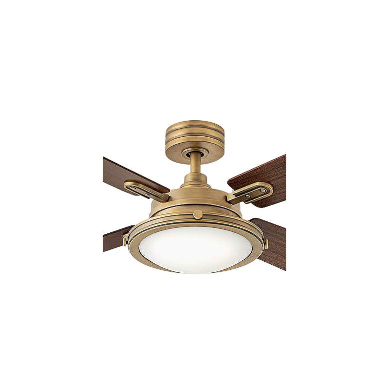 Image 2 54" Hinkley Collier Heritage Brass LED Indoor Smart Ceiling Fan more views