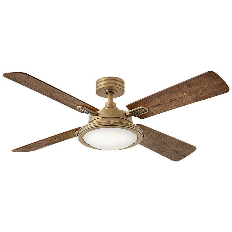 Image 4 54" Hinkley Collier Heritage Brass LED Indoor Smart Ceiling Fan more views