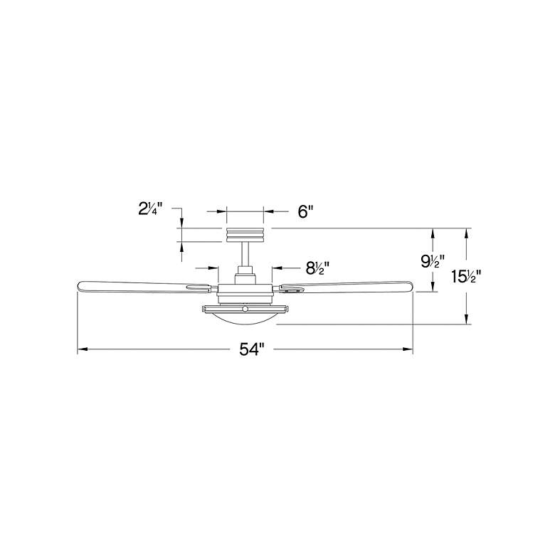 Image 5 54" Hinkley Collier Heritage Brass LED Indoor Smart Ceiling Fan more views