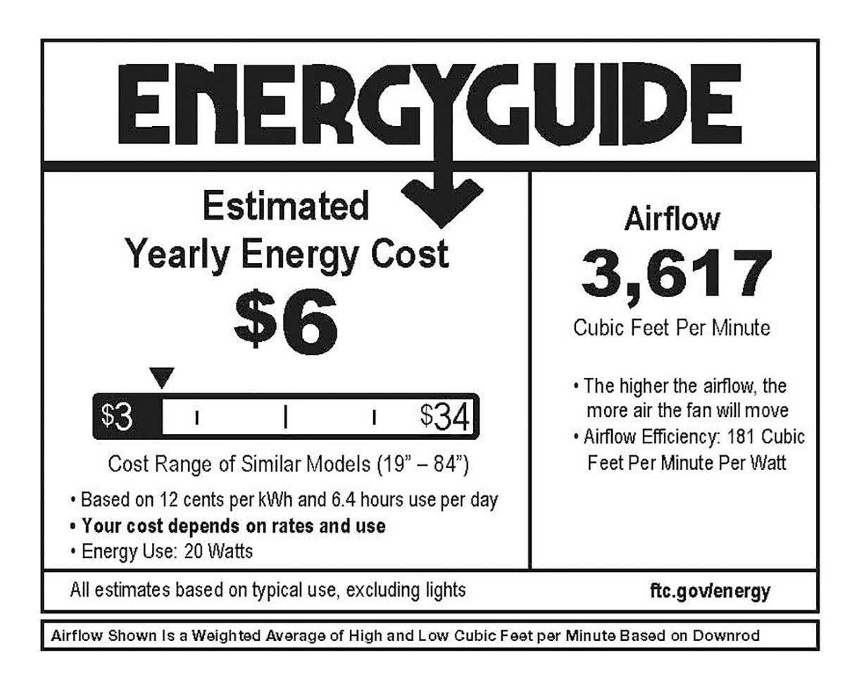 54" Hinkley Collier Heritage Brass LED Indoor Smart Ceiling Fan