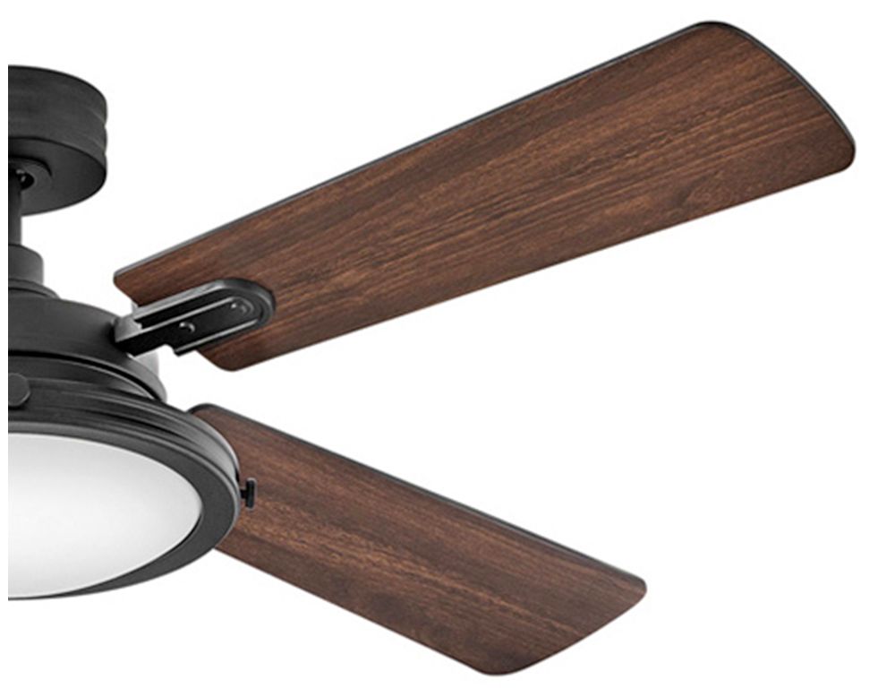 54" Hinkley Collier Matte Black LED Indoor Smart Ceiling Fan