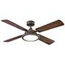 54" Hinkley Collier Matte Bronze LED Indoor Smart Ceiling Fan