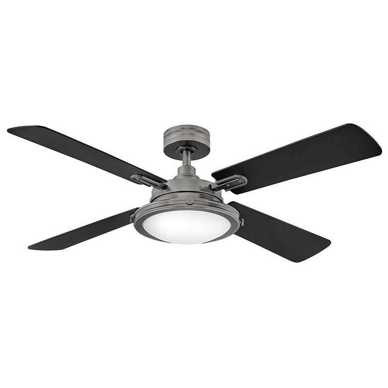Image 1 54 inch Hinkley Collier Pewter LED Indoor Smart Ceiling Fan