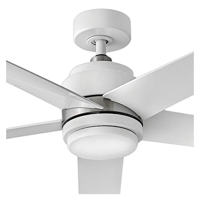 Image 3 54" Hinkley Tier Appliance White LED Outdoor Ceiling Fan with Remote more views