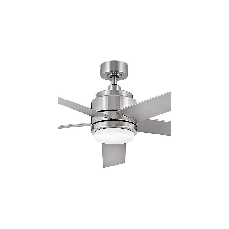 Image 3 54" Hinkley Tier Brushed Nickel LED Outdoor Ceiling Fan with Remote more views