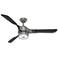 54" Hunter Apache Matte Silver LED Smart Ceiling Fan