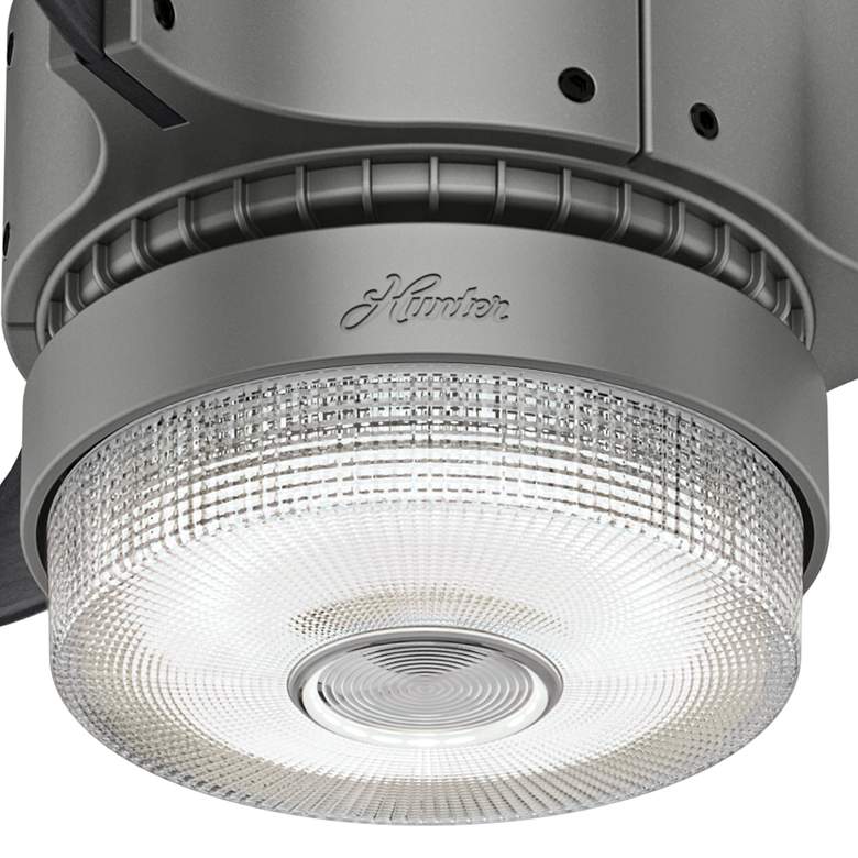 Image 4 54 inch Hunter Apache Matte Silver LED Smart Ceiling Fan more views