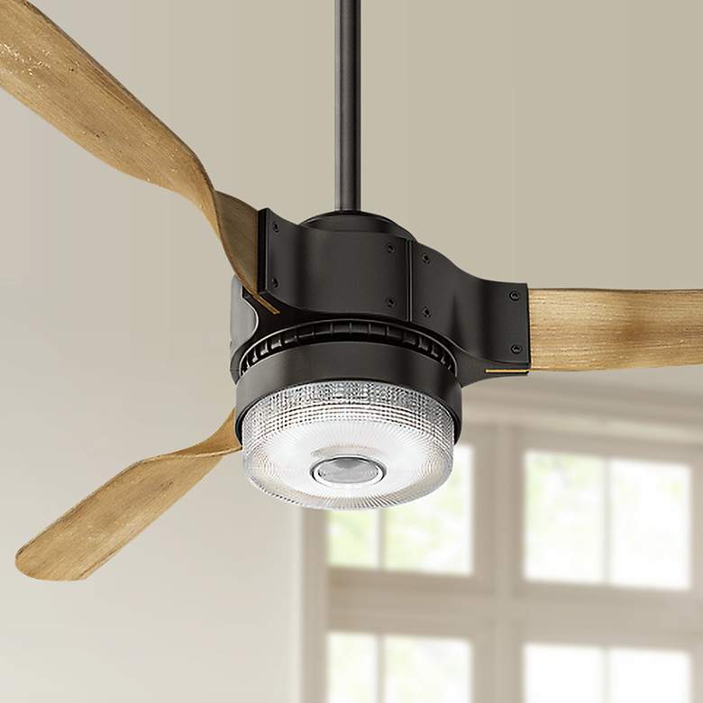 Image 1 54 inch Hunter Apache Noble Bronze LED Smart Ceiling Fan with Remote