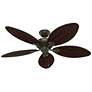 54" Hunter Bayview Indoor-Outdoor 5-Blade Pull Chain Ceiling Fan