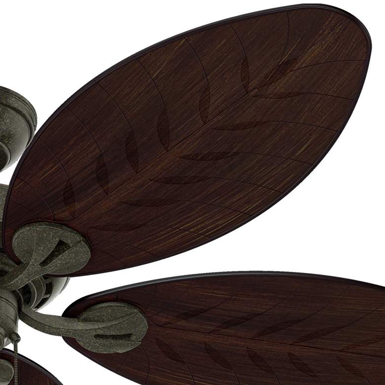 Image 3 54" Hunter Bayview Indoor-Outdoor 5-Blade Pull Chain Ceiling Fan more views