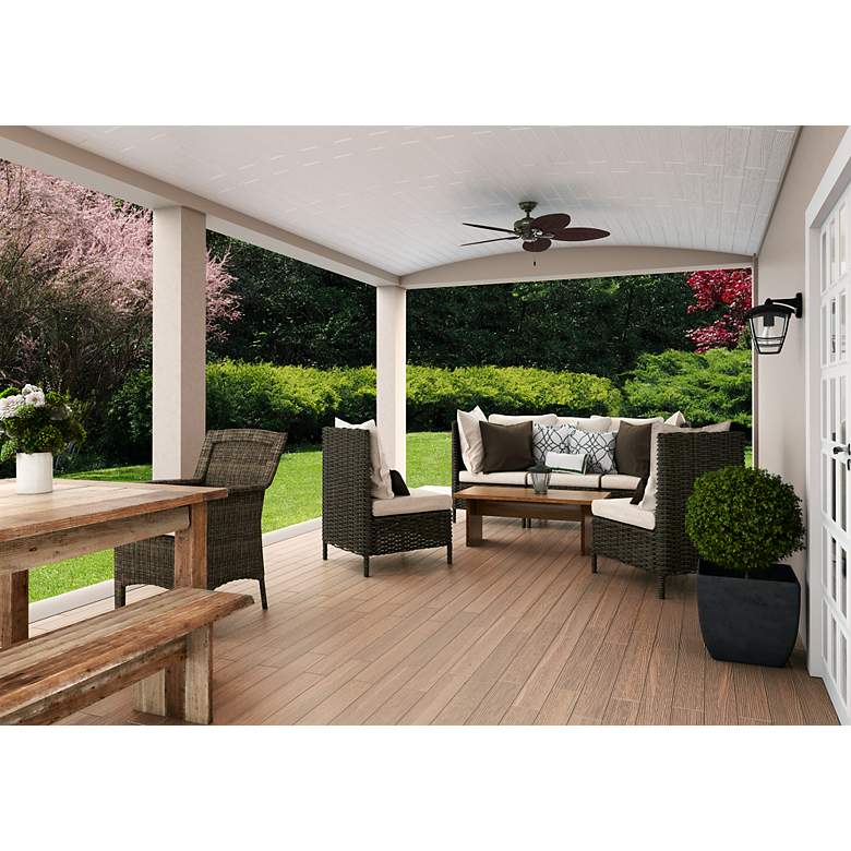 Image 6 54" Hunter Bayview Indoor-Outdoor 5-Blade Pull Chain Ceiling Fan more views