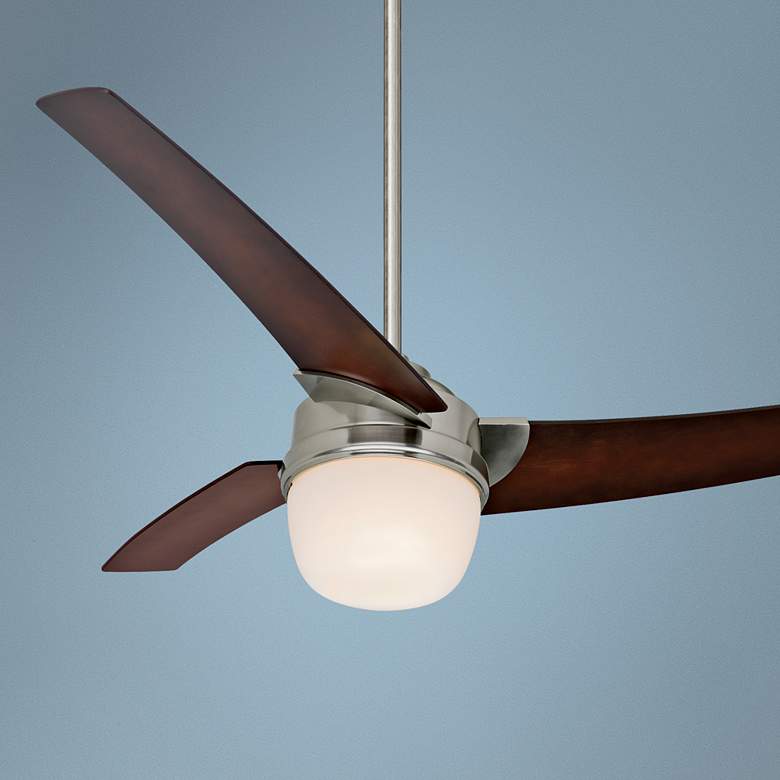 Image 1 54 inch Hunter Eurus Brushed Nickel Ceiling Fan