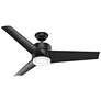 54" Hunter Havoc-WeatherMax Black Wet Rated LED Fan with Wall Control