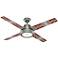 54" Hunter Pendleton Matte Silver LED Ceiling Fan