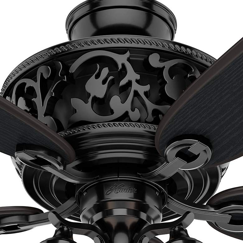 Image 5 54" Hunter Promenade Gloss Black LED Indoor Ceiling Fan with Remote more views