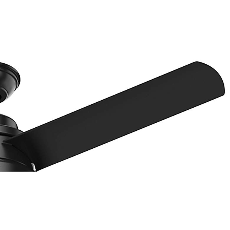 Image 4 54" Hunter Searow Black WeatherMax Wet Rated LED Fan with Wall Control more views