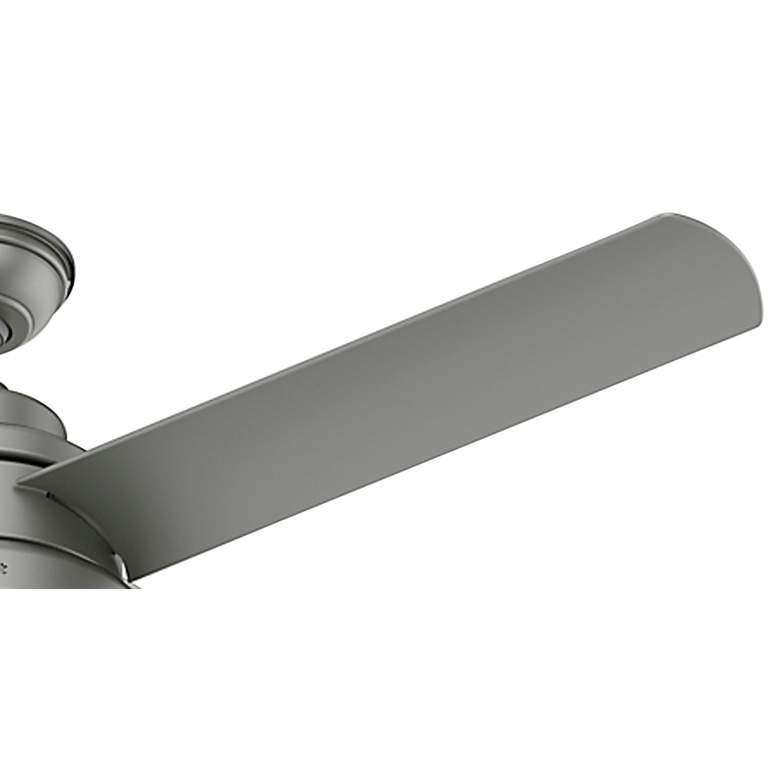 Image 4 54" Hunter Searow Silver WeatherMax Wet Rated Fan with Wall Control more views