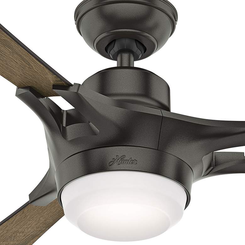 54&quot; Hunter Signal WiFi Noble Bronze LED Ceiling Fan with Remote more views